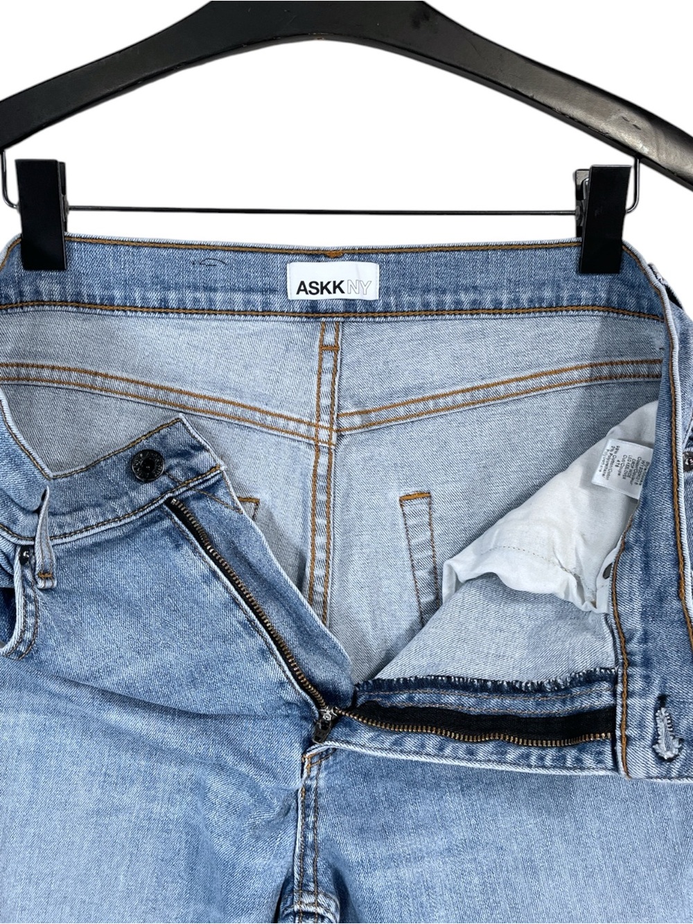 ASKK NY Crop Wide Leg Jean size 30 in Keel Over Wash - Picture 6 of 9
